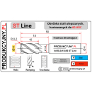 Frez z promieniem naroża fi 4 R0,2 ST LINE
